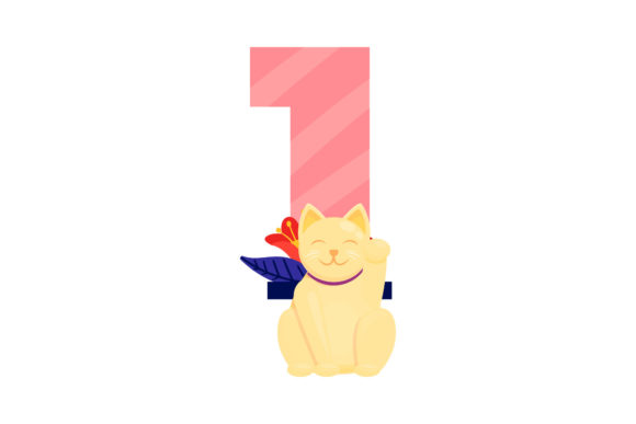 Birthday Numbers and Cat Animals