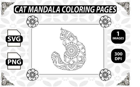 Cat Coloring Page for Kids