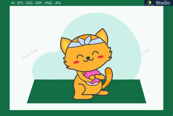 Cat Gets Donut