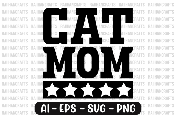 Cat Mom Cats T-shirt Design