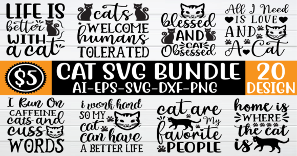 Cat SVG Bundle Vol - 2