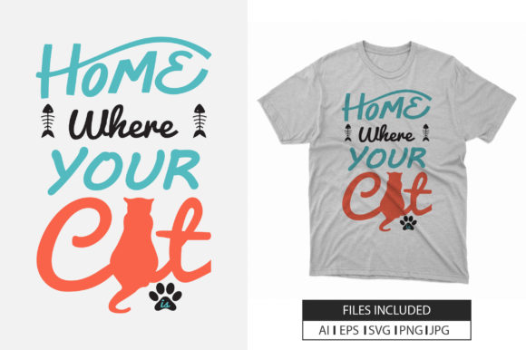 Cat Vector Typography Best T-shirt